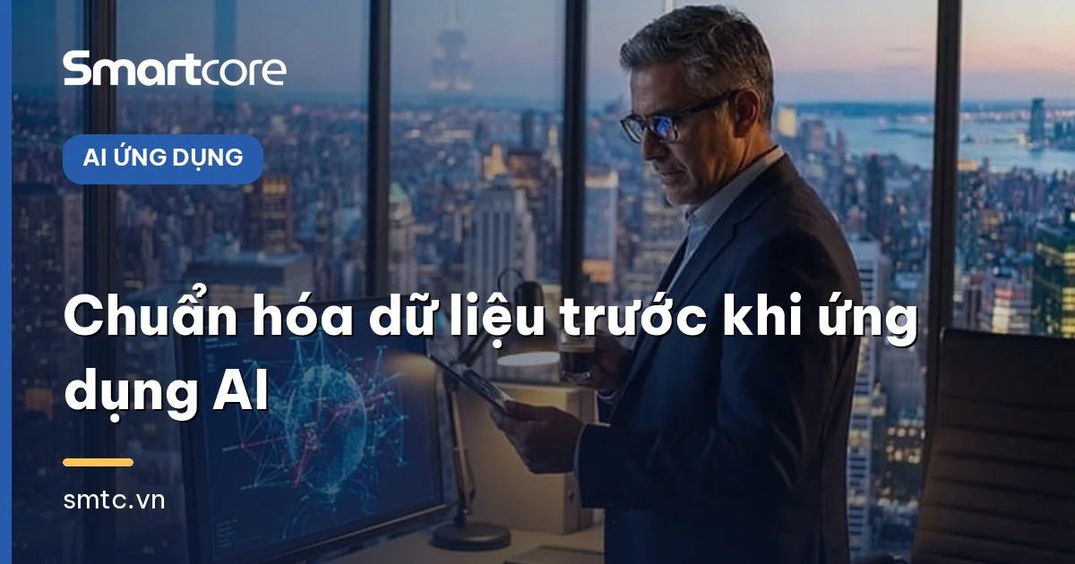 Chuẩn hóa dữ liệu vận hành trước khi ứng dụng AI cho doanh nghiệp