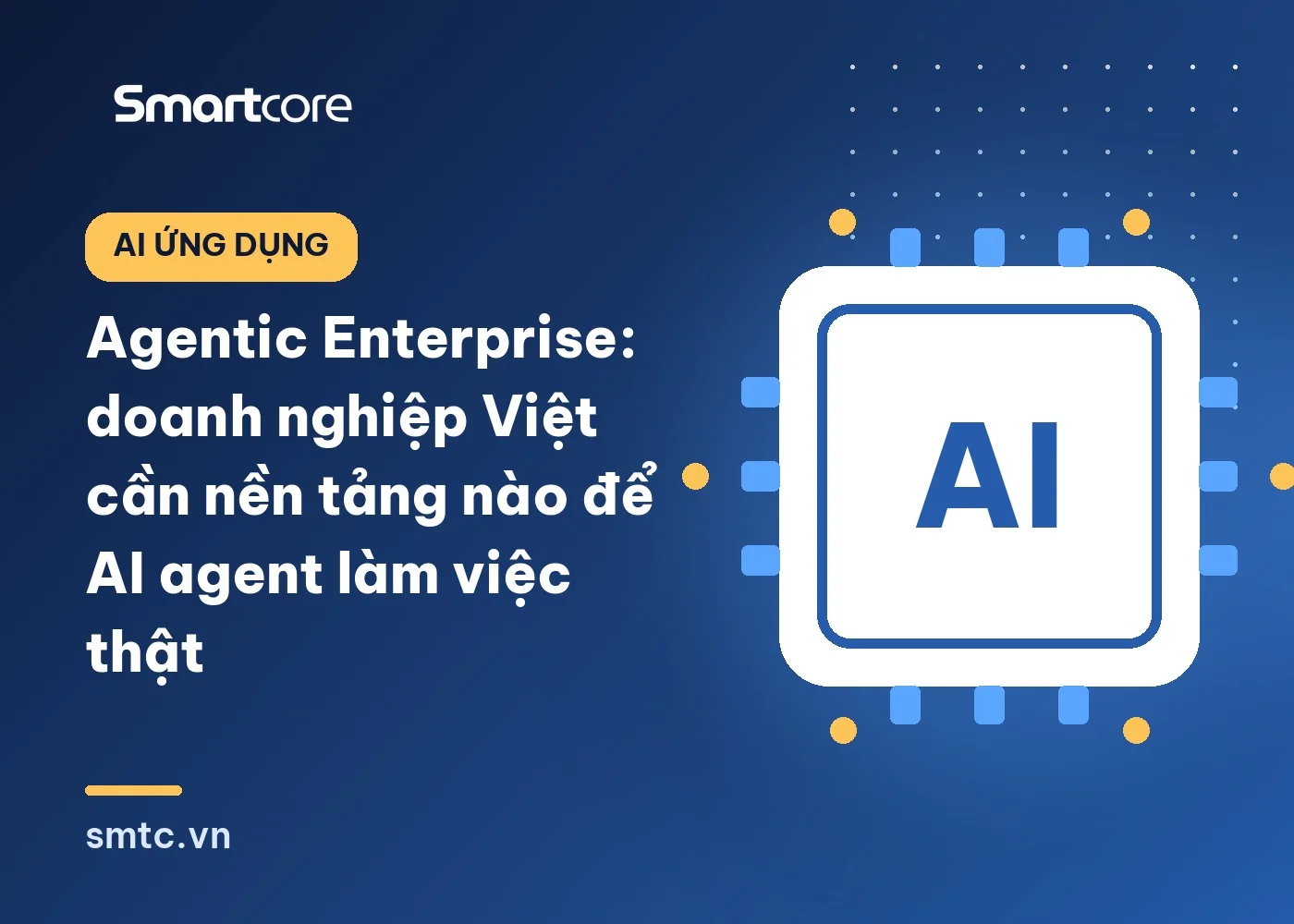 Minh hoạ Agentic Enterprise: AI agent kết nối nền tảng dữ liệu tập trung của doanh nghiệp