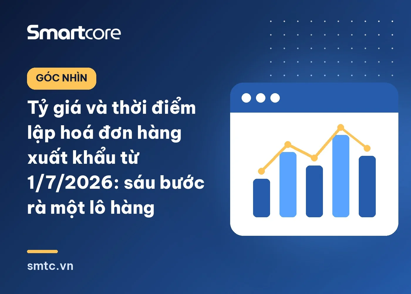 Tỷ giá và thời điểm lập hoá đơn hàng xuất khẩu từ 1/7/2026: sáu bước rà một lô hàng